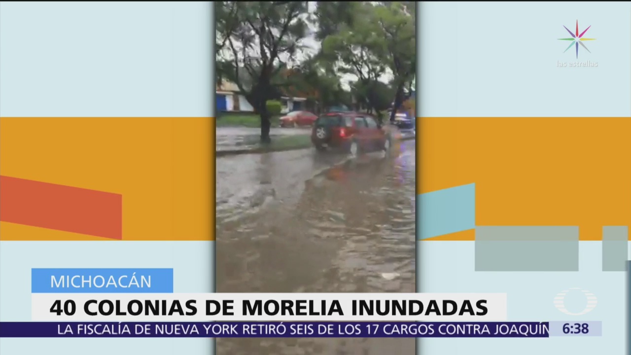 Morelia registra inundaciones en 40 colonias por 'Willa' y 'Vicente'