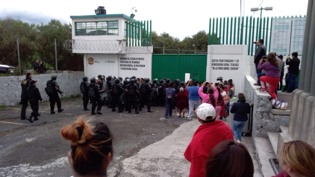 Motín en penal del Molino de las Flores en Texcoco