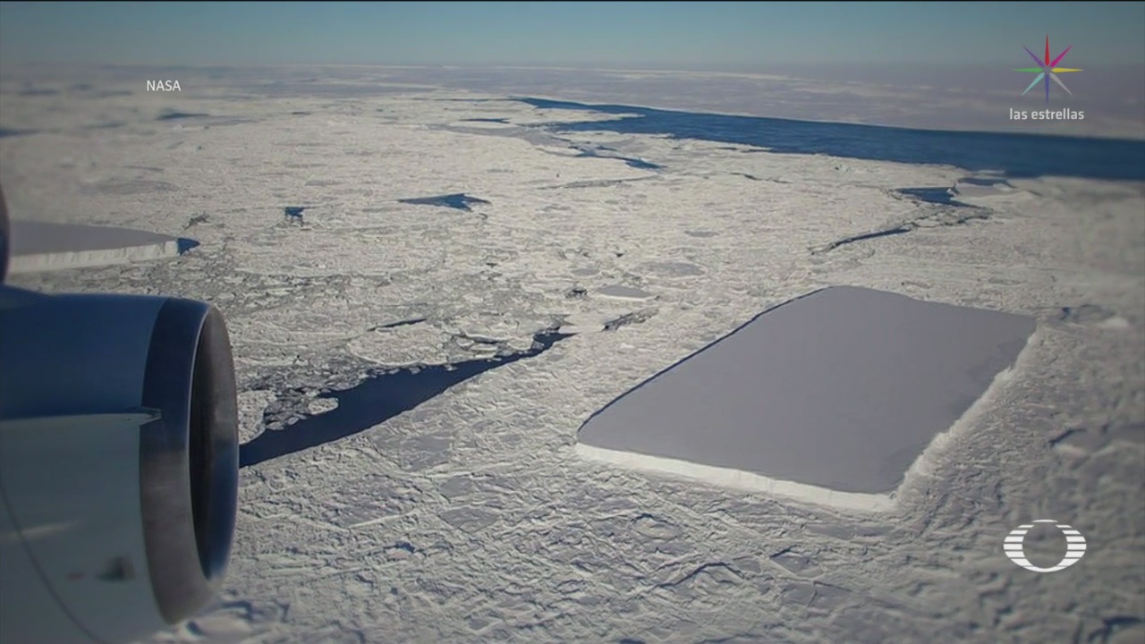 NASA Descubre Dos Icebergs Rectangulares Antártida