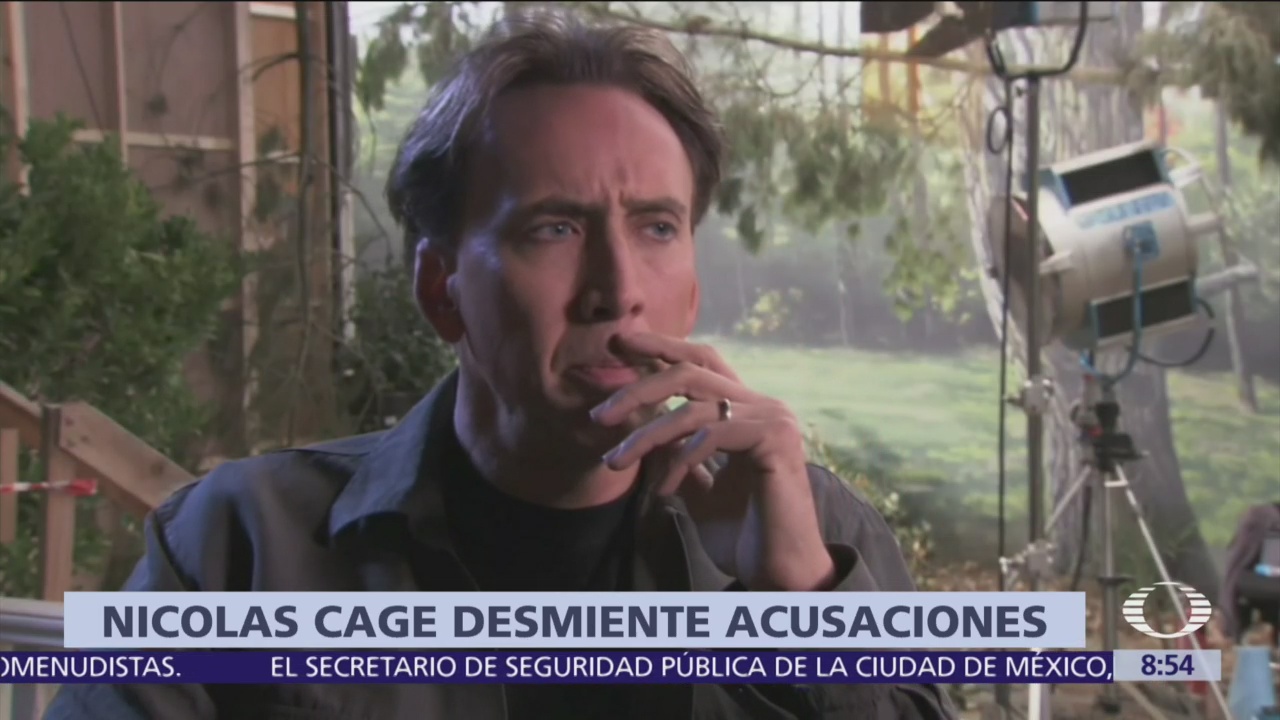 Nicolas Cage rechaza acusaciones de abuso sexual