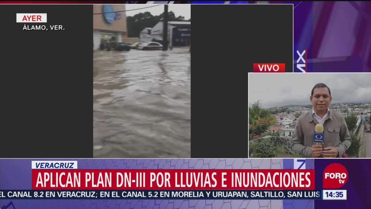 Reportan 52 municipios afectados por lluvias en Veracruz