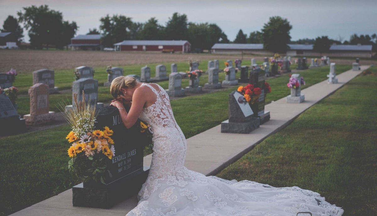 Fotos: Novia realiza boda a pesar de que el novio murió por conductor ebrio