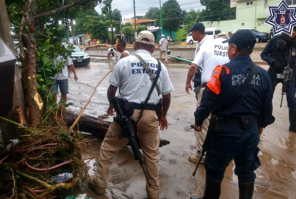 Tormenta tropical ‘Vicente’ provoca inundaciones en Oaxaca