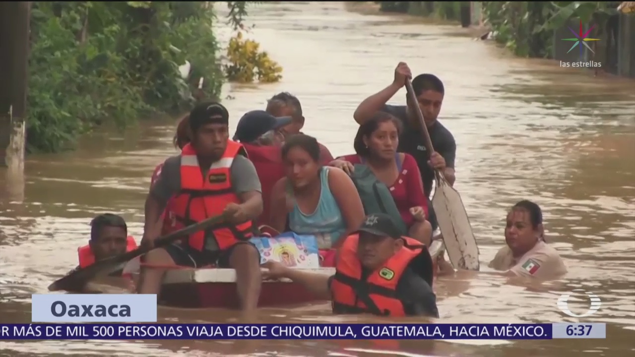 Oaxaca registra severas afectaciones por lluvias de 'Vicente'