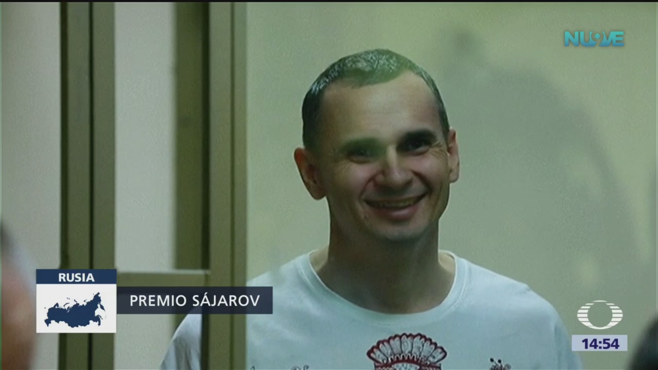 Oleg Sentsov, galardonado con el Sájarov