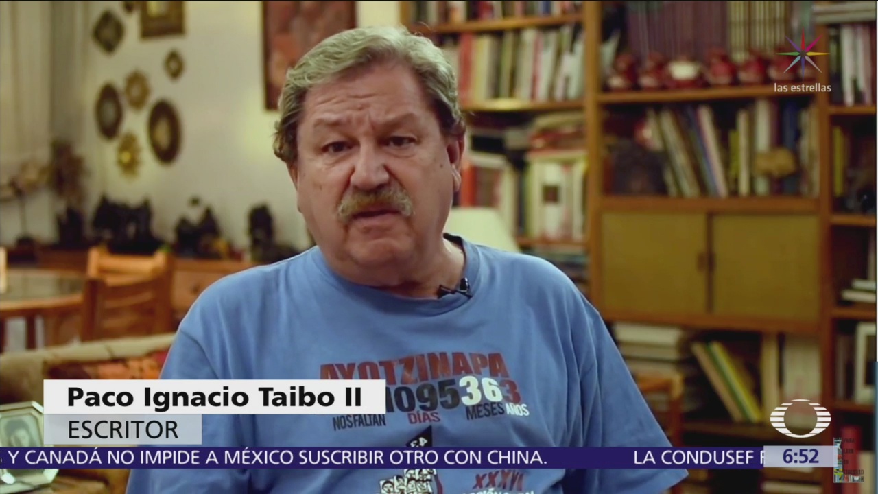 Paco Ignacio Taibo II acepta encabezar el Fondo de Cultura