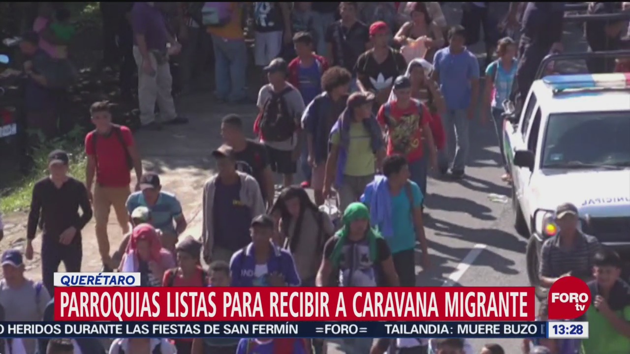 Parroquias se preparan para recibir a la caravana migrante en Querétaro