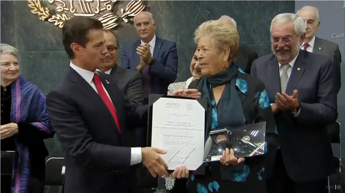 Peña Nieto entrega el Premio Nacional de Ciencias 2018