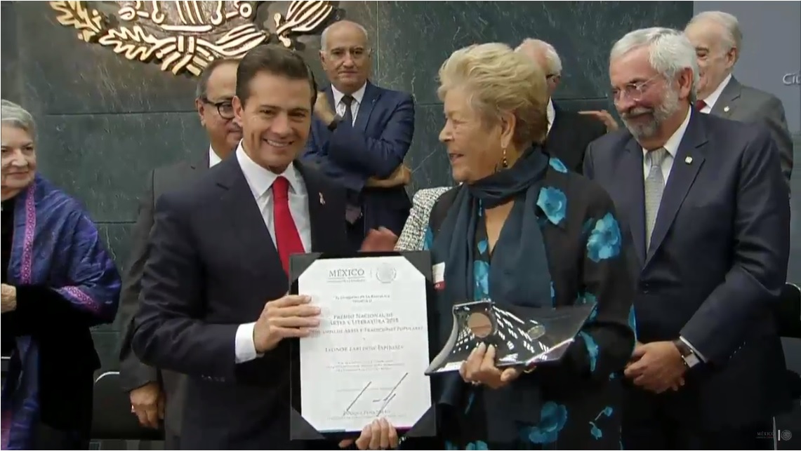 Peña Nieto entrega el Premio Nacional de Ciencias 2018