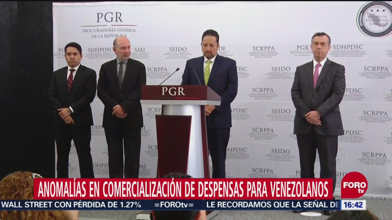 PGR investiga a empresa por lucrar con despensas para Venezuela