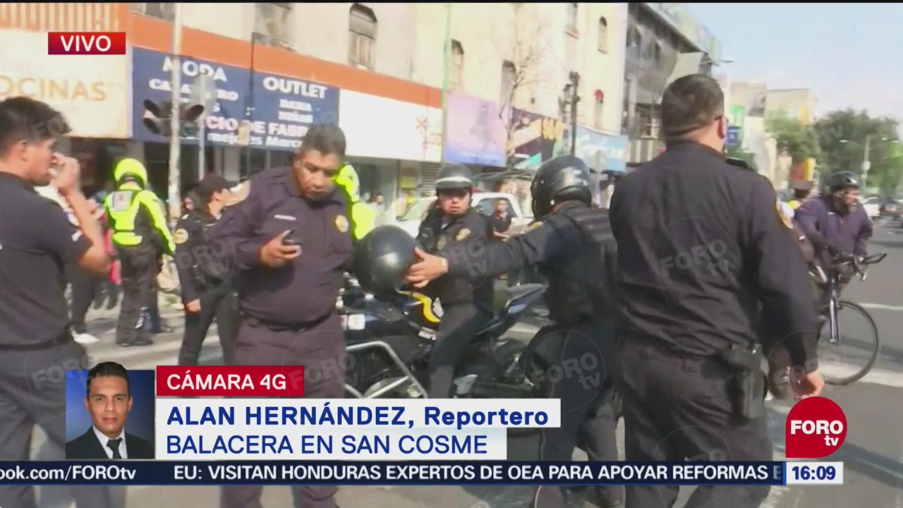 Policías y presuntos delincuentes se enfrentan en Ribera de San Cosme