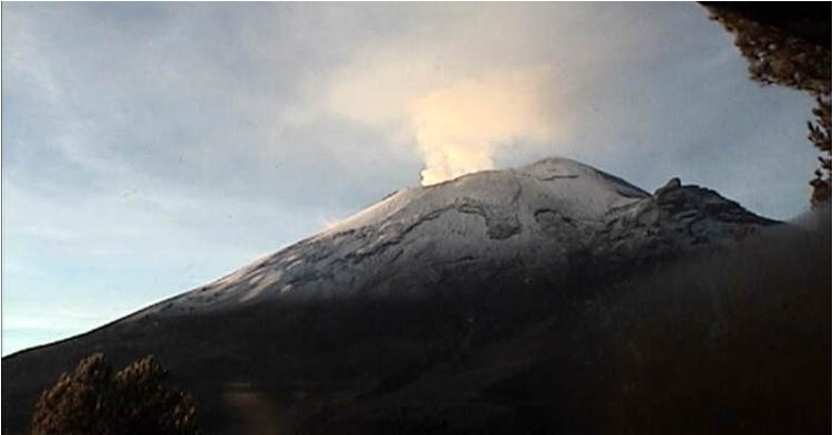Popocatépetl realiza 88 exhalaciones en las últimas 24 horas