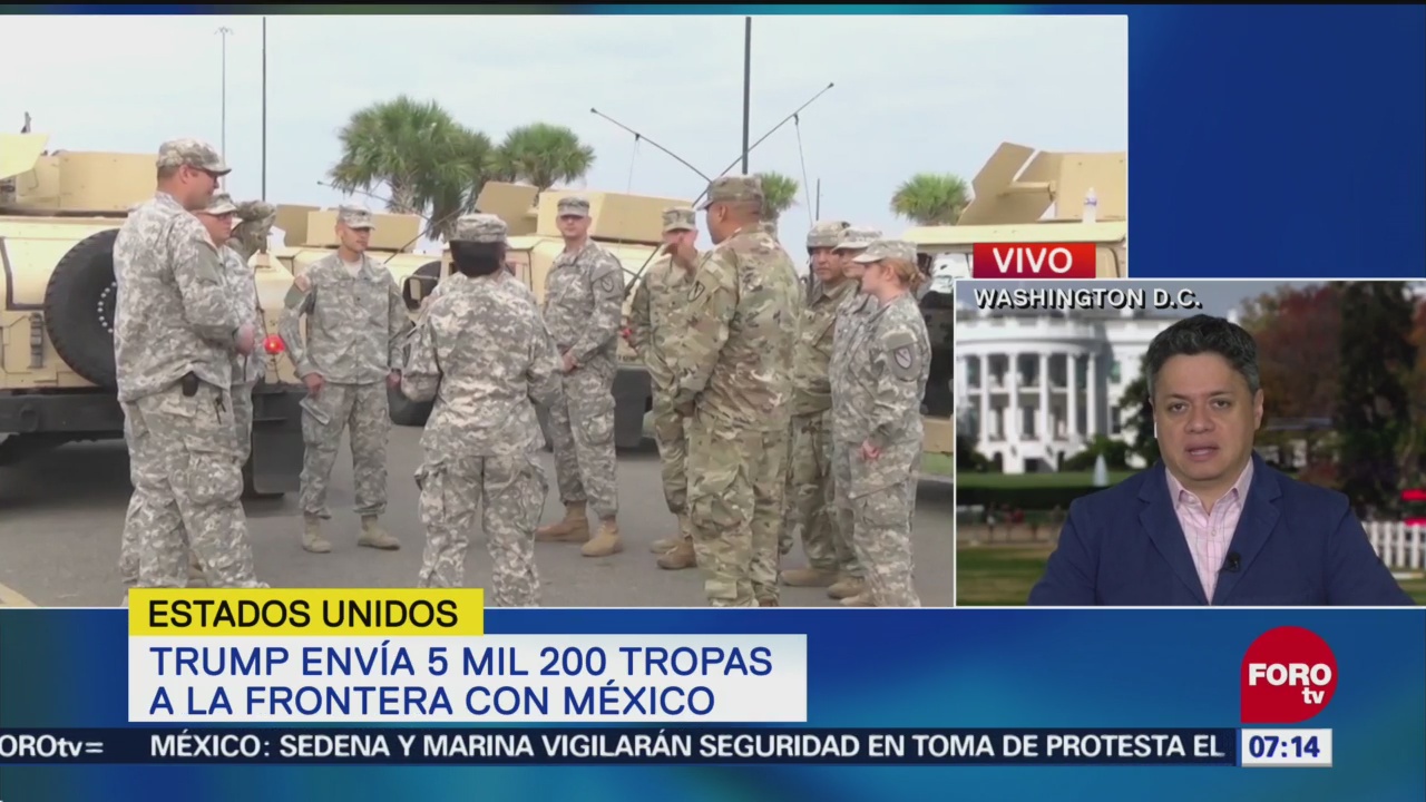 Preparan 14 mil militares de EU más para enviarlos a frontera con México
