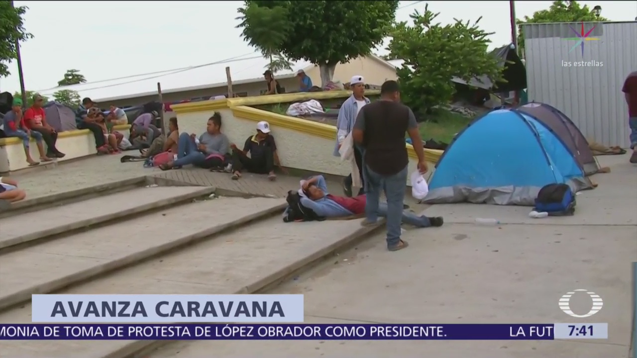Primera caravana de migrantes avanza al norte, ahora está en Oaxaca