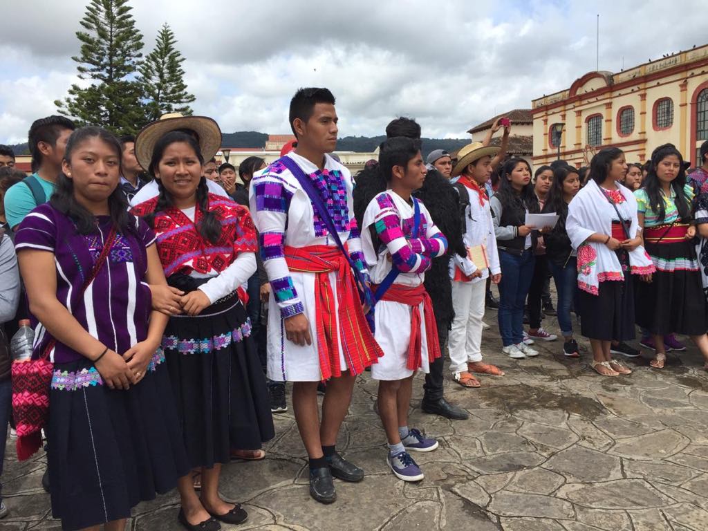 Protestas Chiapas; indígenas exigen reconocimiento pueblos
