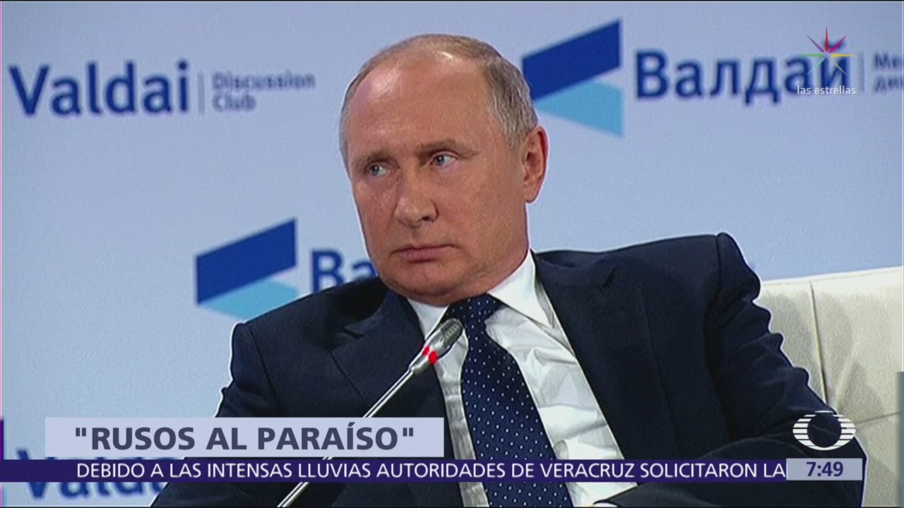 Putin dice que rusos irían al paraíso si hubiera guerra nuclear