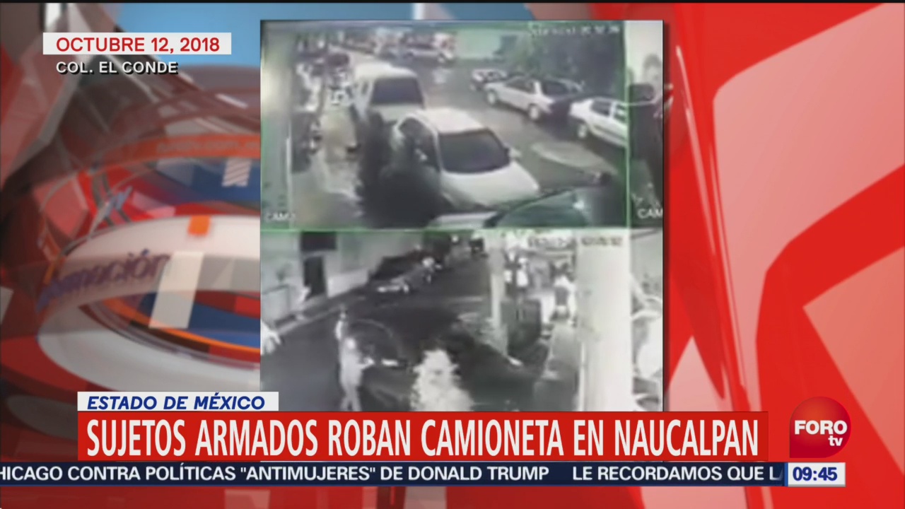 Captan Video Robo Camioneta Naucalpan
