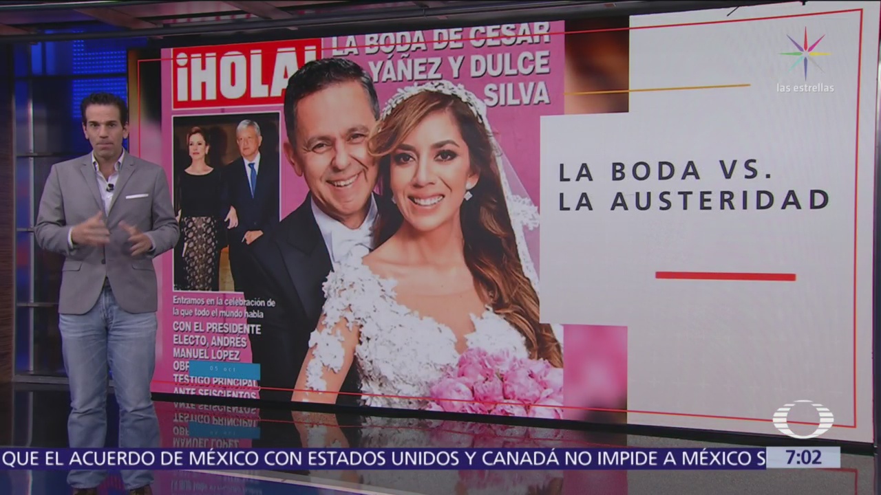 Revista ¡HOLA! dedica portada a boda de César Yáñez