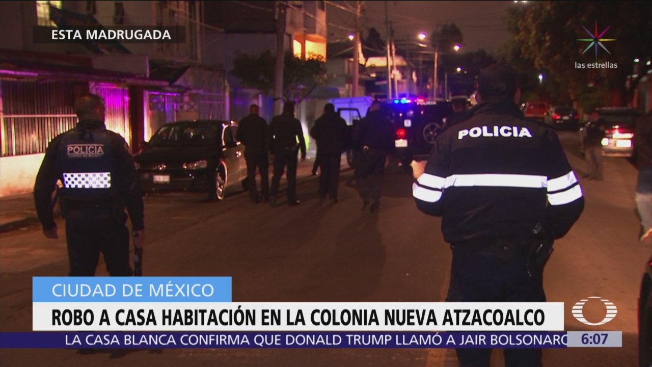 Robo a casa en la colonia Atzacoalco deja dos detenidos