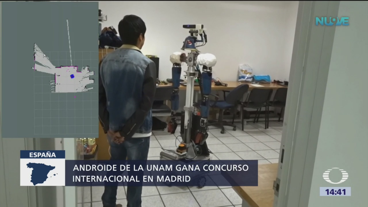 Robot de la UNAM gana concurso internacional