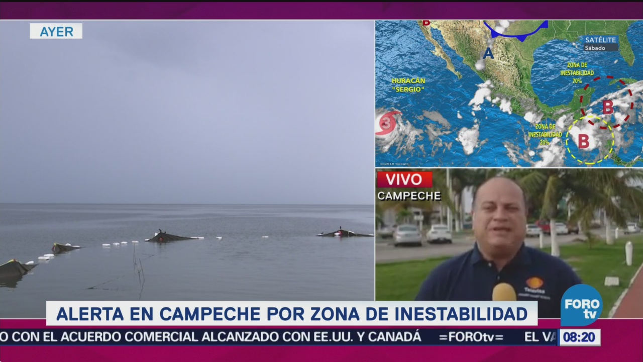 Alerta Campeche Zona De Inestabilidad
