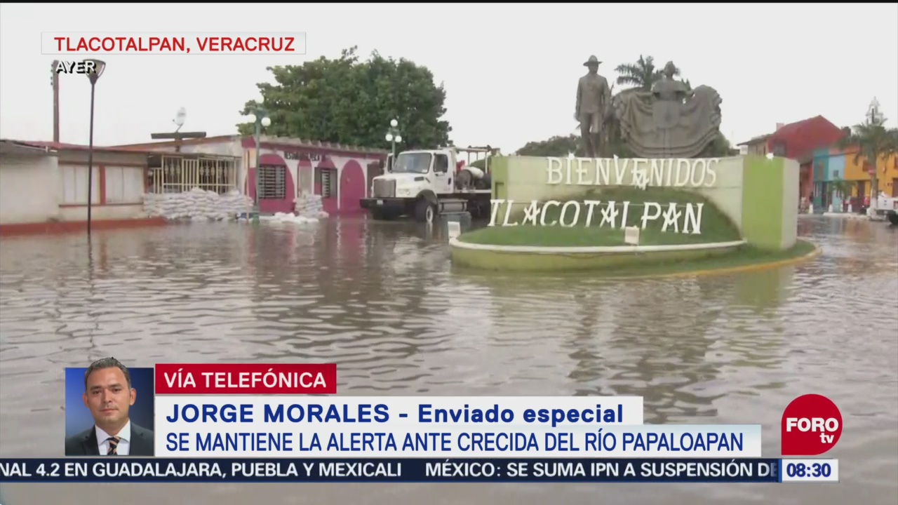Alerta Crecida Del Río Papaloapan Río Papaloapan Veracruz