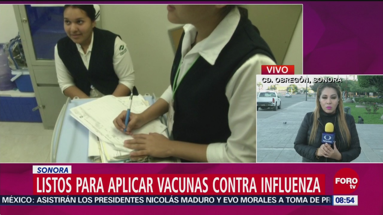 Sonora Exhorta Población Vacunarse Contra Influenza