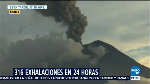 Volcán Popocatépetl Registra Explosión 3 Kilómetros Altura