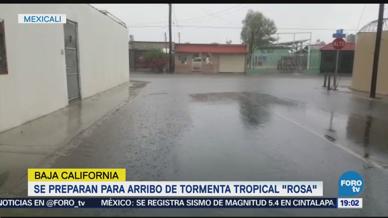 Se Intensifican Precipitaciones Baja California Tormenta Tropical Rosa
