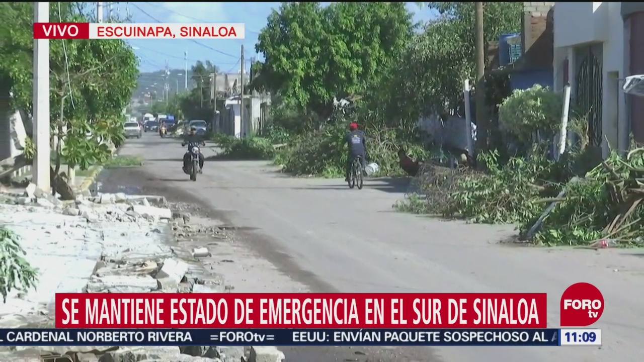 Se mantiene estado de Emergencia en Escuinapa, Sinaloa, por ‘Willa’