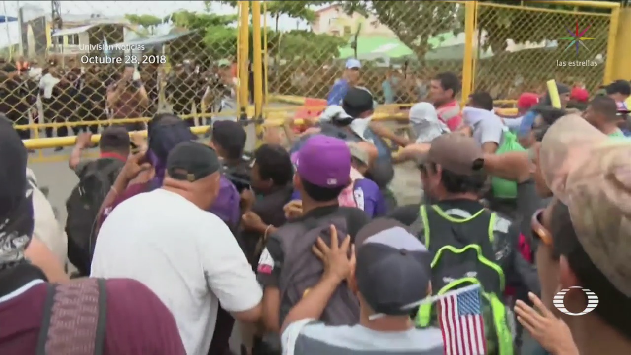 Segundo Grupo Migrantes Centroamericanos Llega Tecún Umán