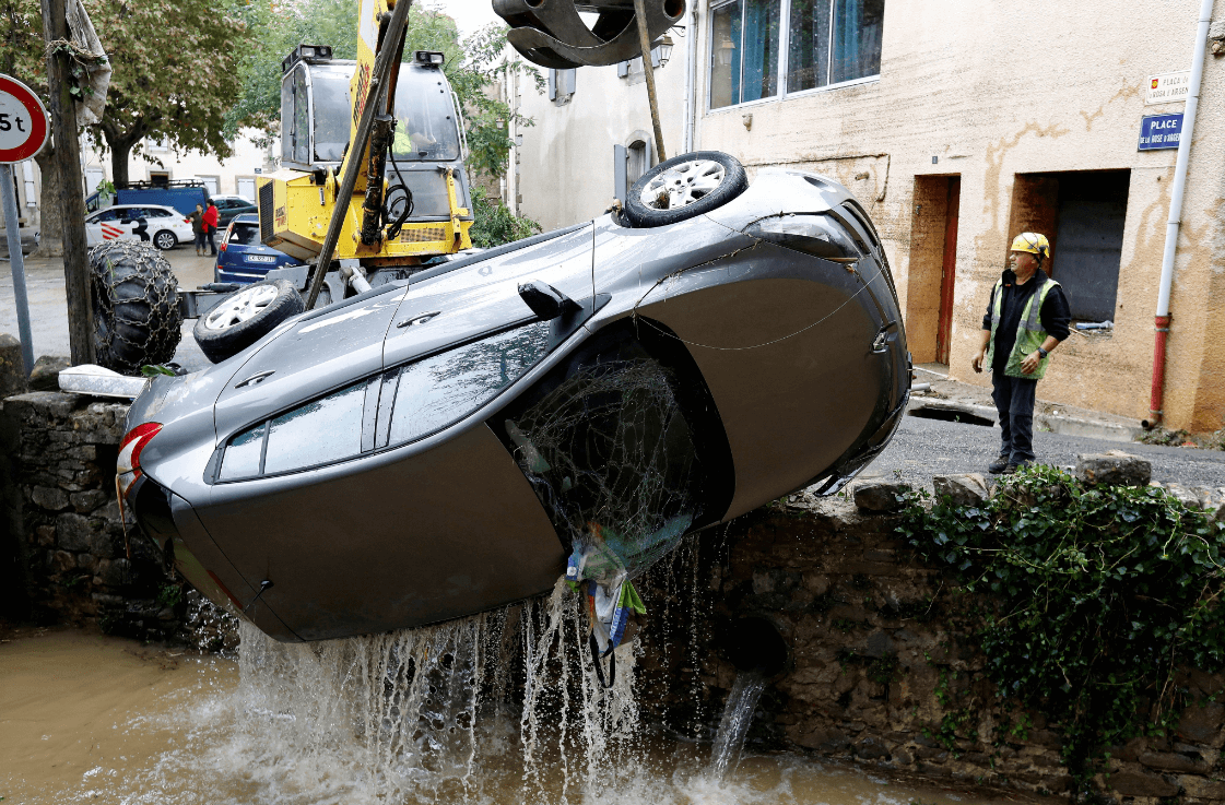 Severos daños en Francia por inundaciones. (EFE) 