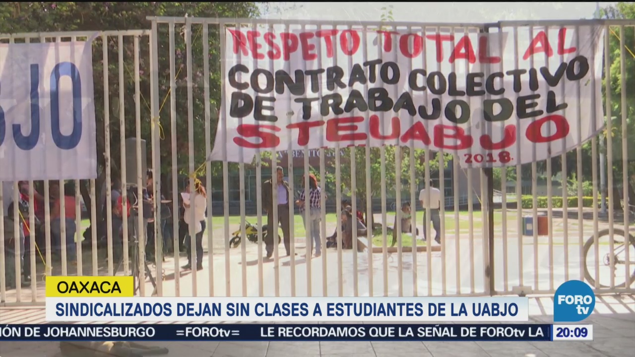 Sindicato Deja Sin Clases Estudiantes UABJO