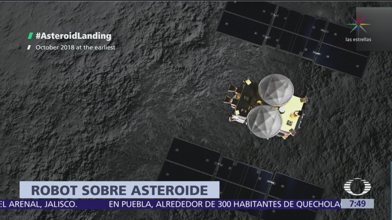 Sonda Mascot se posa en el asteroide Ryugu