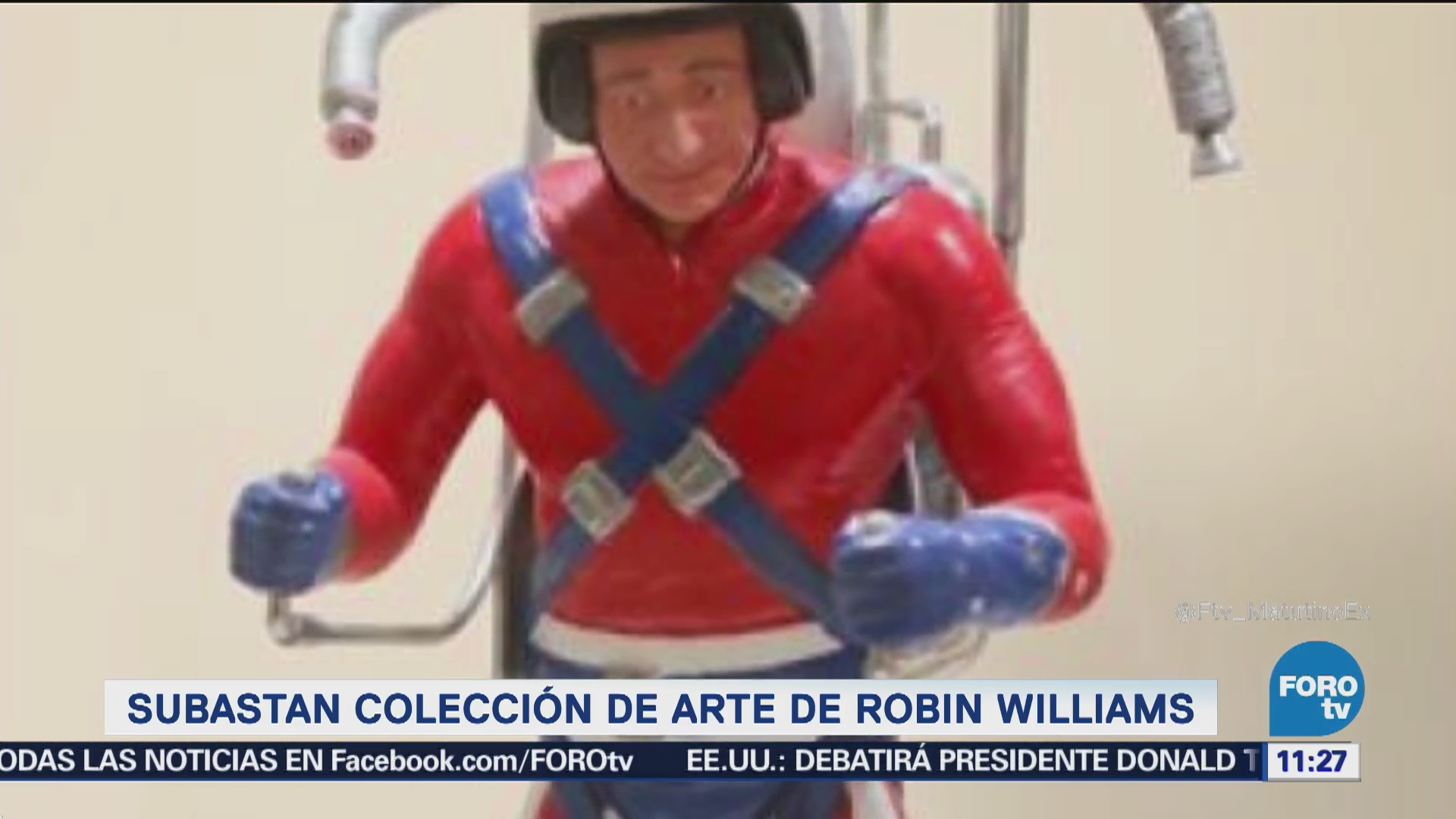 Subastan colección de arte de Robin Williams
