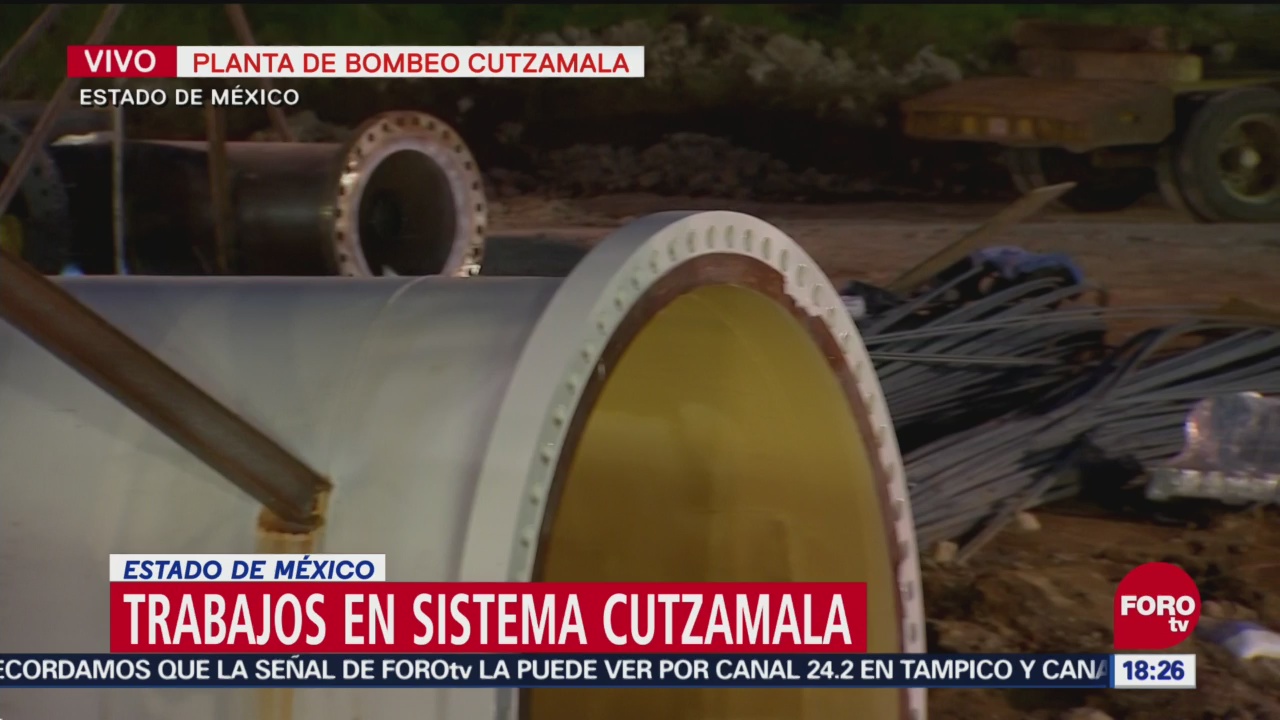 Sustituirán tubo de 35 años de antigüedad en el Sistema Cutzamala