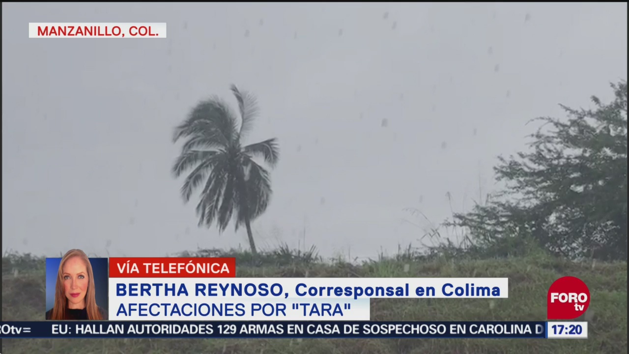 Tecomán, Armería y Manzanillo, municipios colimenses afectados por Tara