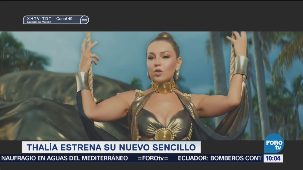 Thalía estrena nuevo sencillo Lento