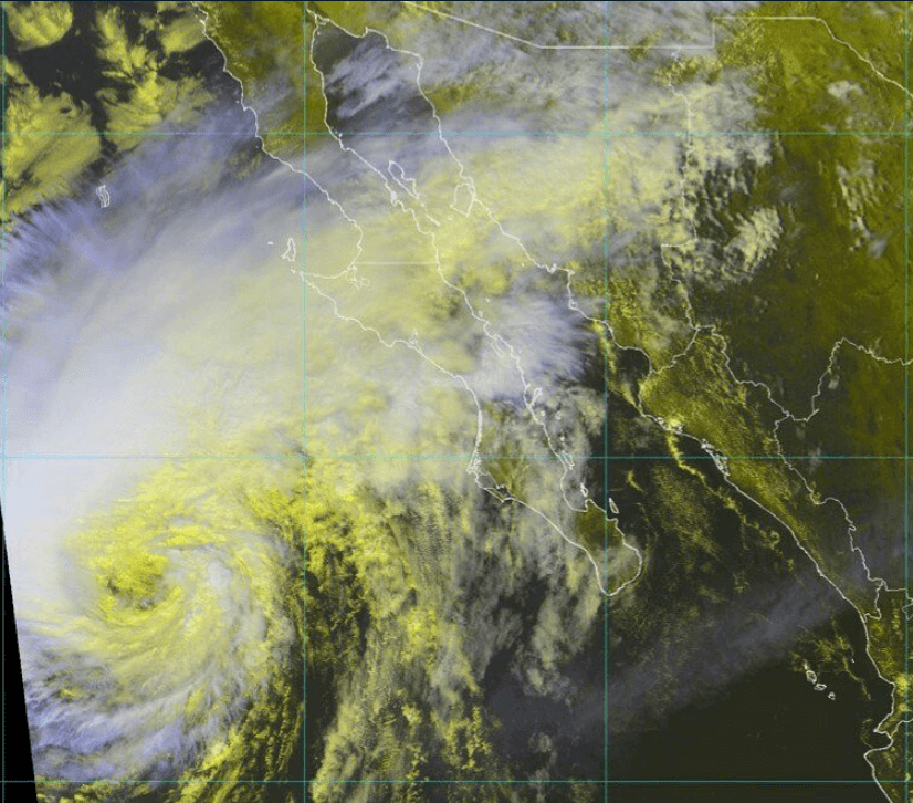 Baja California Sur, alerta por la tormenta tropical Sergio
