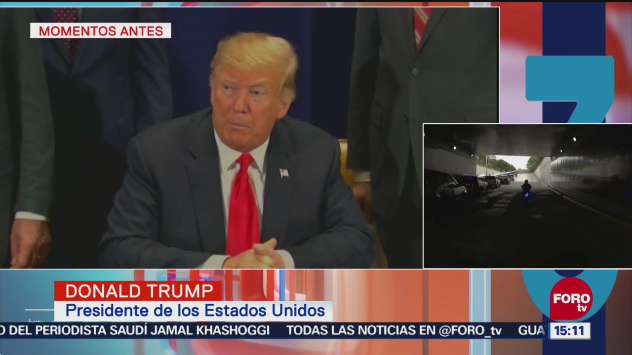 Trump agradece a México que detenga a migrantes