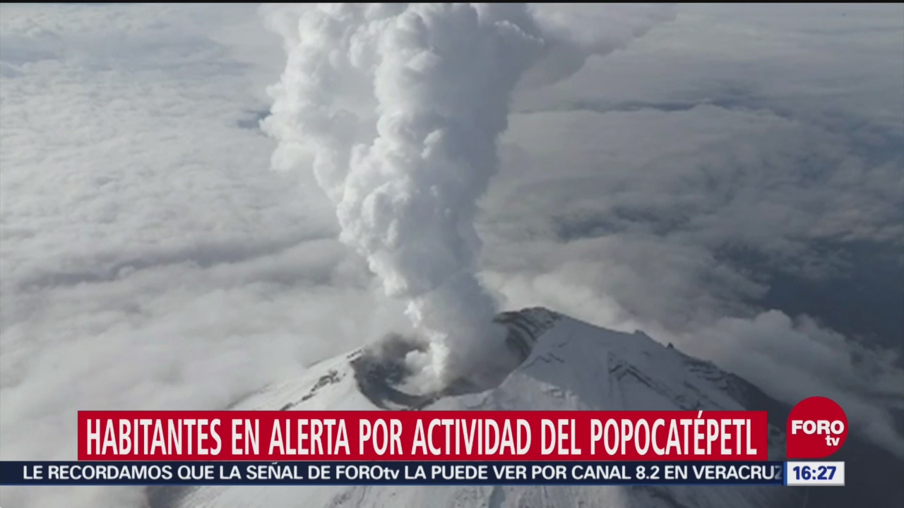 Vivir en alerta cerca del Popocatépetl