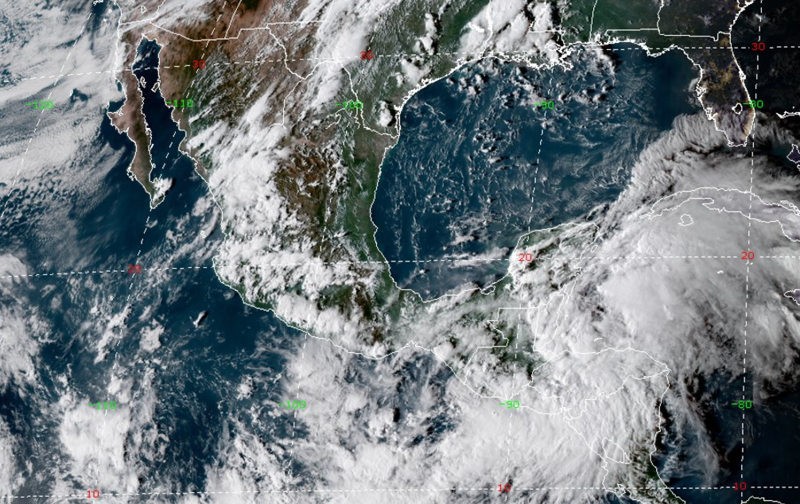 Alerta en Quintana Roo por depresión tropical en el Mar Caribe