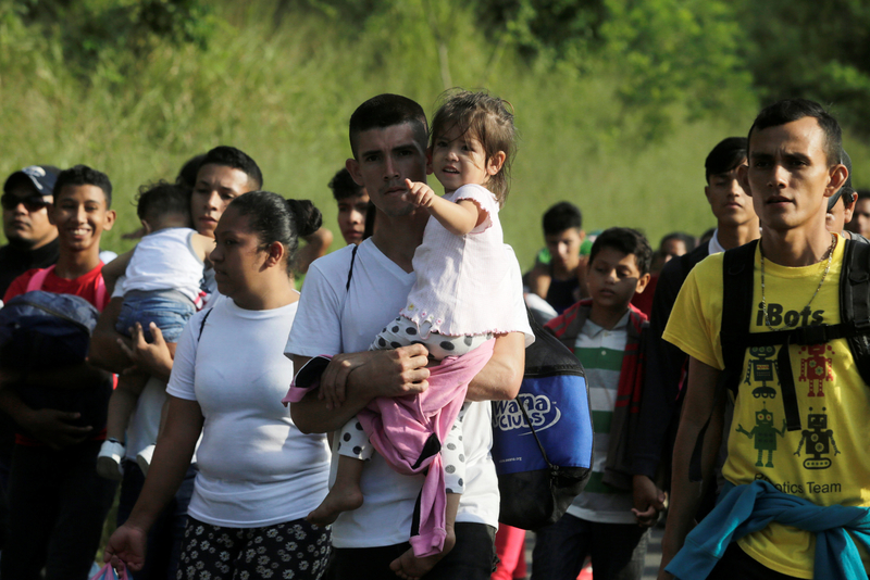 hondureños ley mexico sre caravana migrantes
