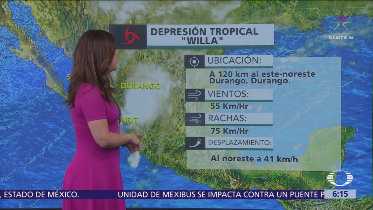 ‘Willa’ se degrada a depresión tropical