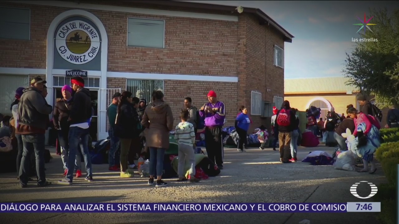 200 migrantes esperan en Juárez que EU resuelva peticiones de asilo
