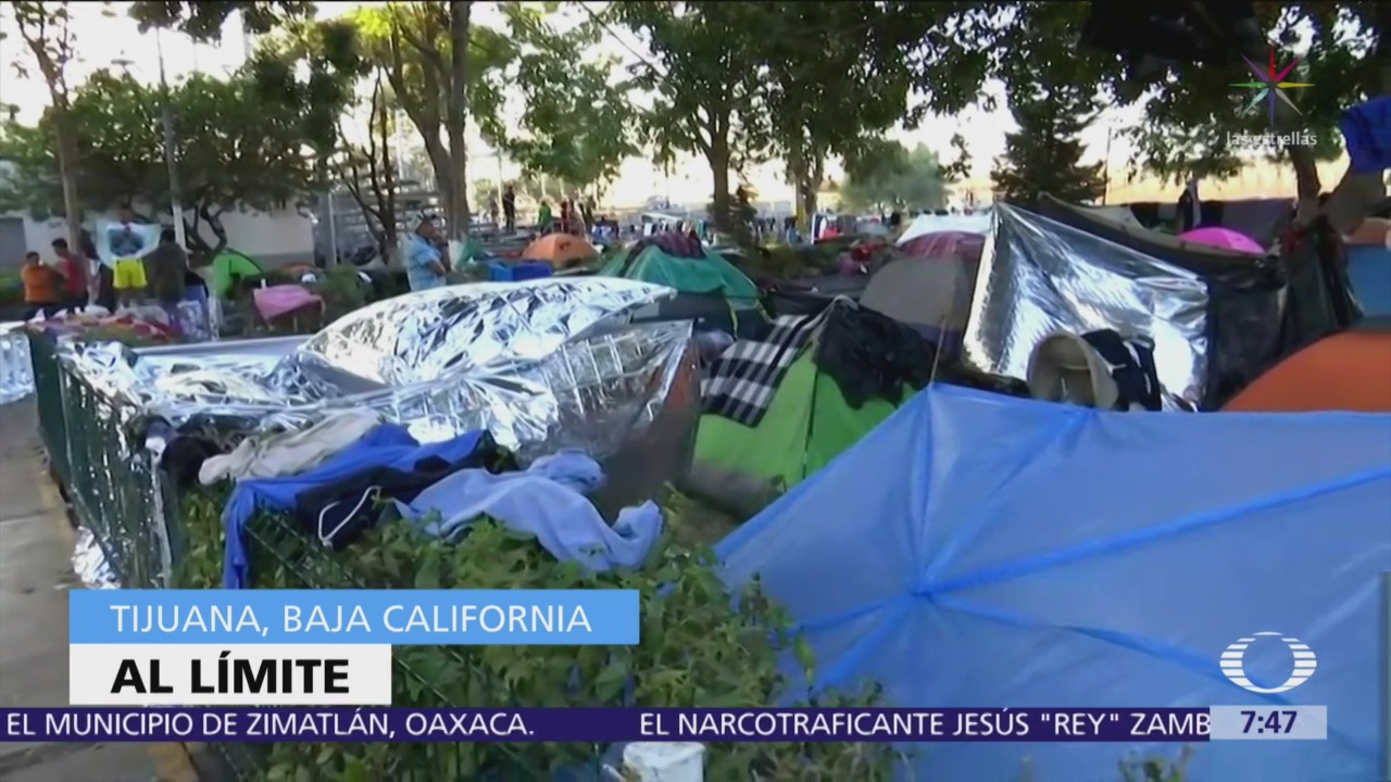 3 mil migrantes se concentran en albergue 'Benito Juárez' de Tijuana