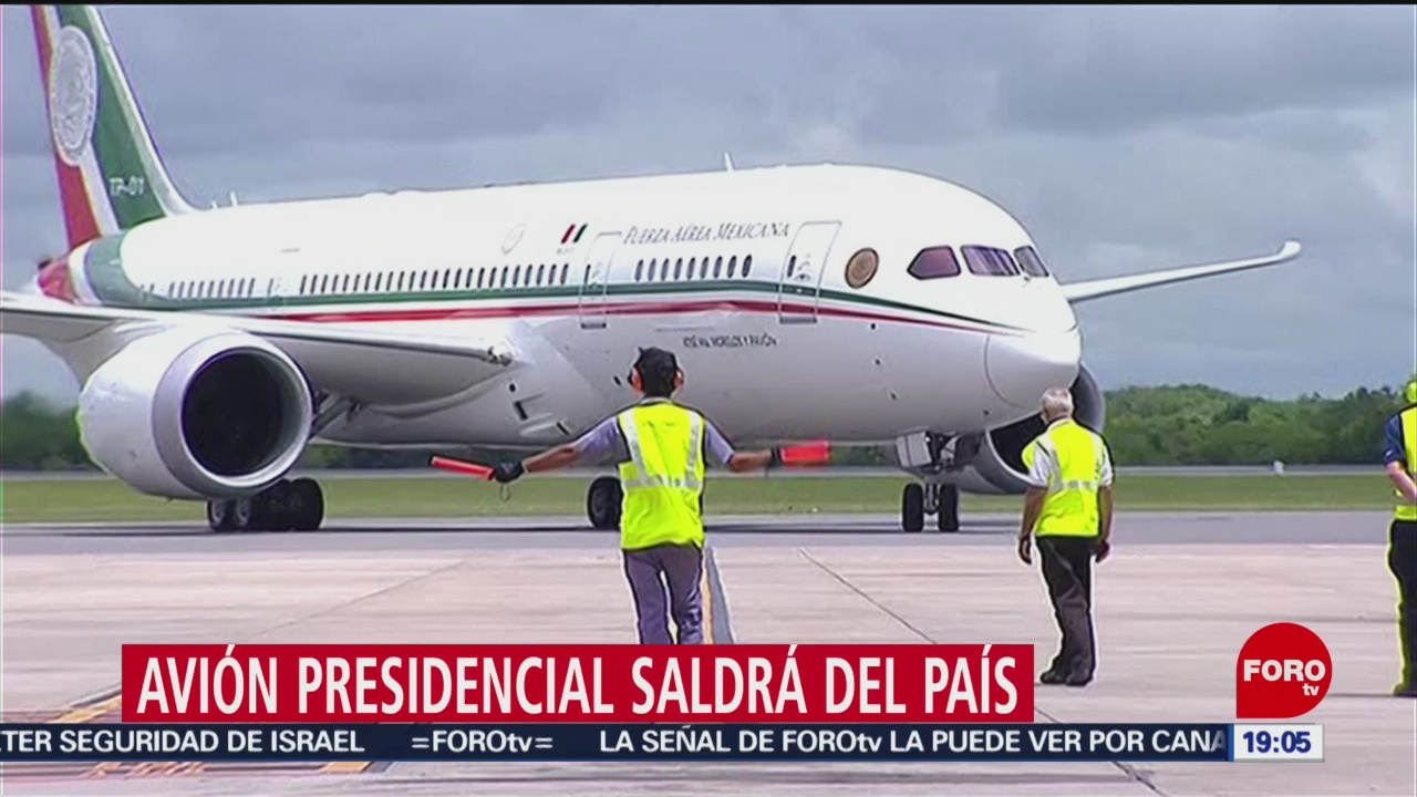 Avión Presidencial Se Va De México Lunes