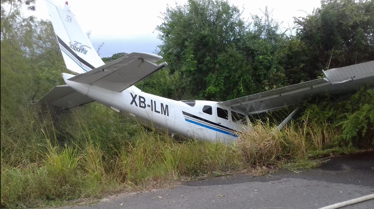 Desplome aeronave Tamaulipas mueren dos motociclistas