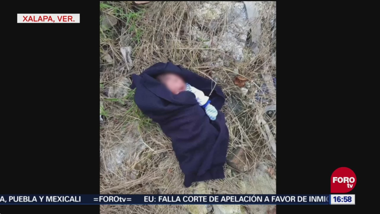Bebé abandonado en Xalapa será dado en adopción