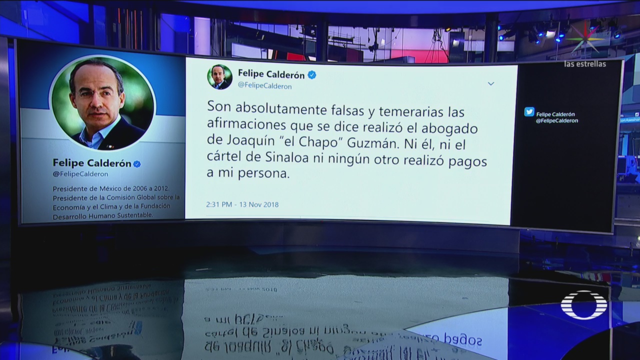 Calderón Presidencia Niega Afirmaciones ‘El Chapo’ Guzmán